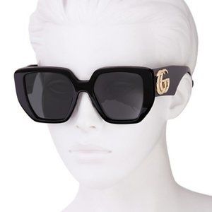 Gucci Black Generation 54mm Oversized Sunglasses